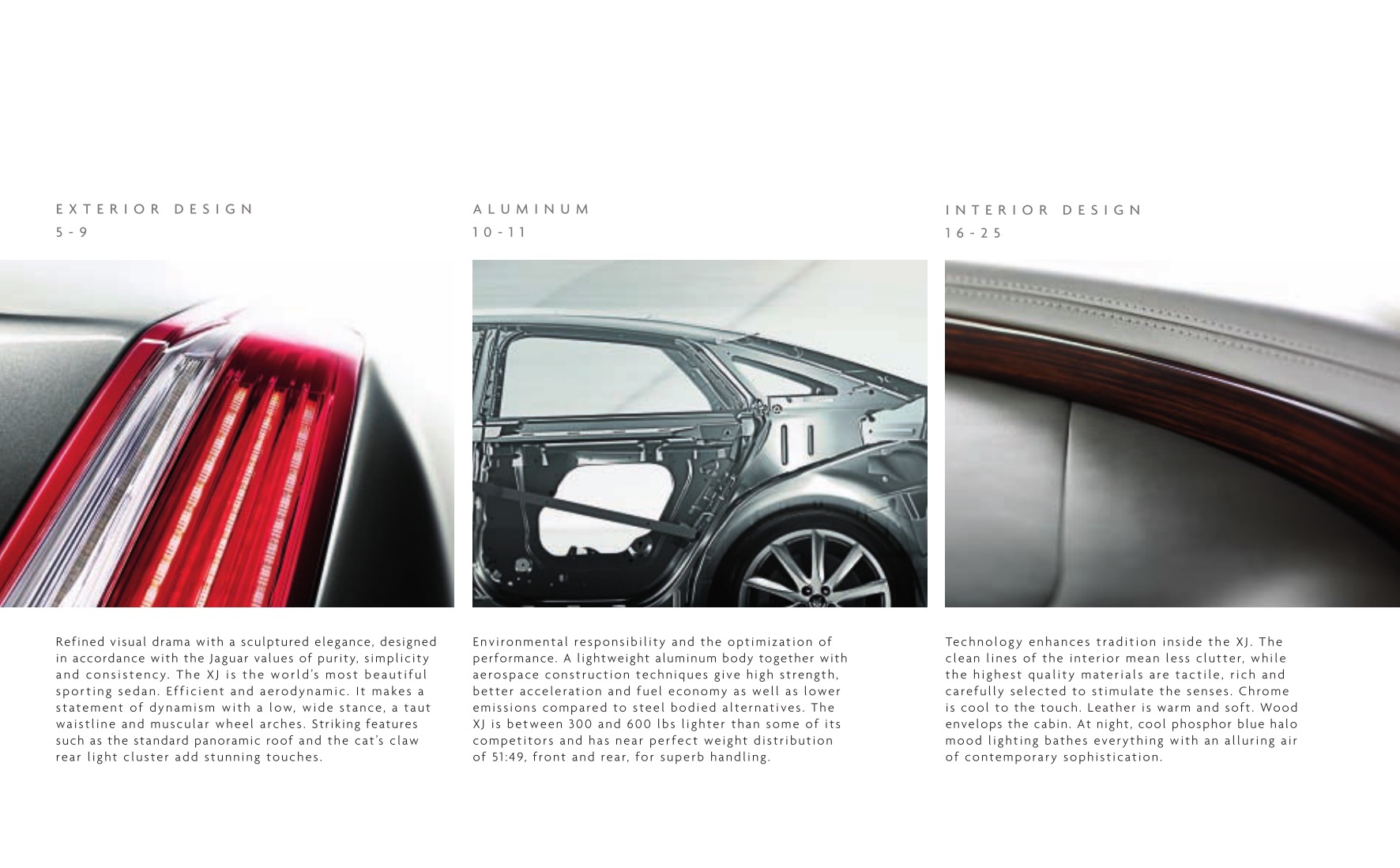 2012 Jaguar XJ Brochure Page 33